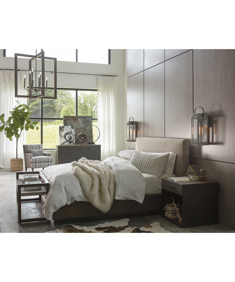 Union Square 1-Light Medium Wall-Lantern Stainless Steel