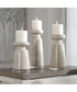 Kyan Ceramic Candleholders, Set of 3