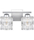Gibson Medium 2-light Bath Light Polished Chrome