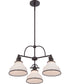 Grant 3-light Chandelier Palladian Bronze