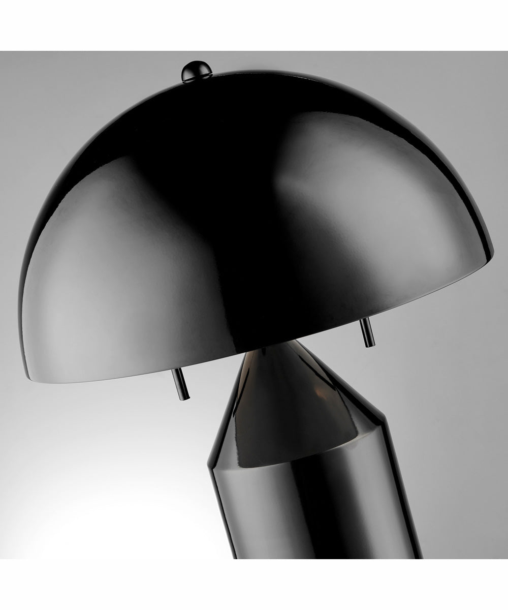 Ranae 2-Light Metal Table Lamp Black