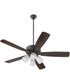52" Ovation 4-light LED Ceiling Fan Matte Black