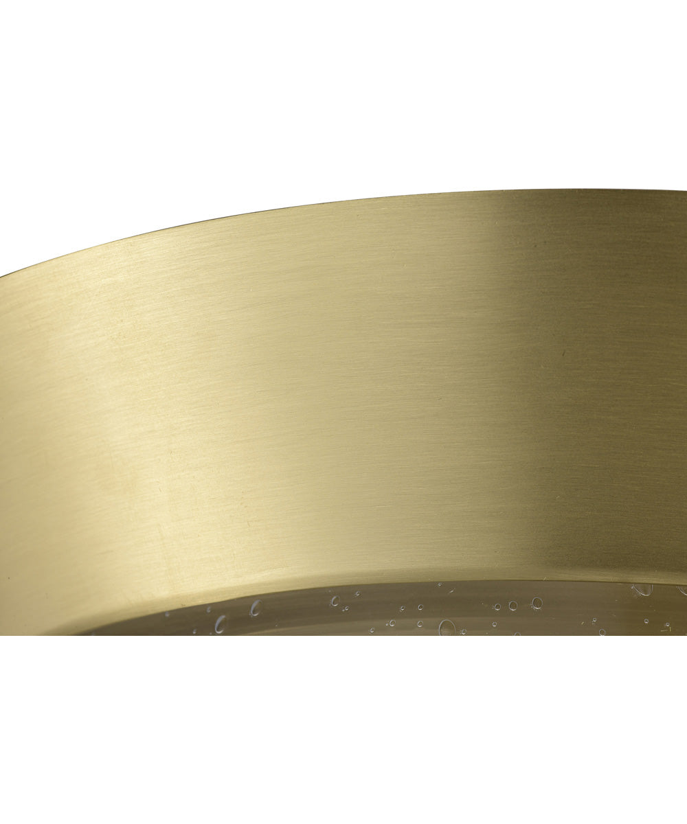 Boliver 3-Light Close-to-Ceiling Vintage Brass