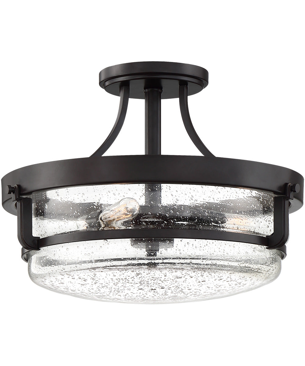 Outpost 3-light Semi Flush Mount Palladian Bronze