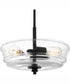 McIntire Large 3-light Pendant Matte Black