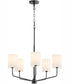Harmony 5-light Chandelier Matte Black