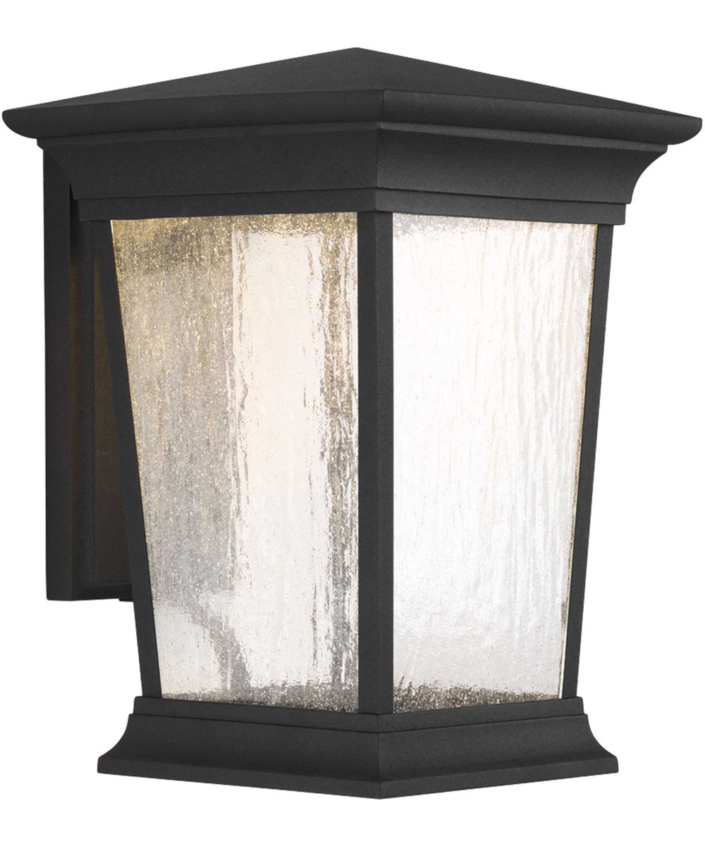 Arrive 1-Light Large Wall Lantern Textured Black