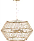 Wren 4-Light Pendant Matte Brass