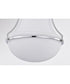 Valdora 1-Light Close-to-Ceiling Polished Nickel
