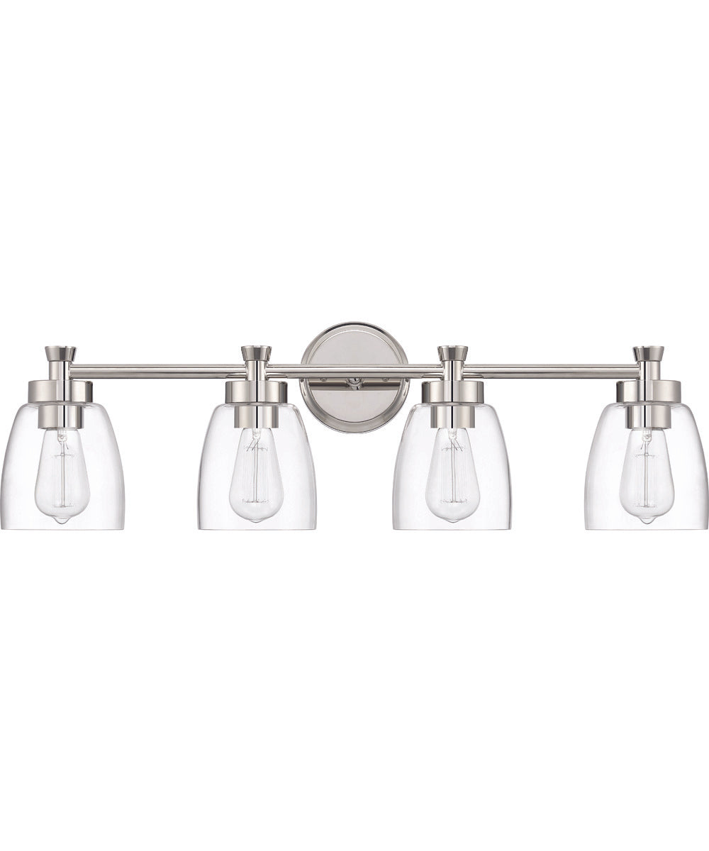 Henning 4-Light Vanity Polished Nickel