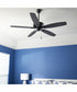 52" Breeze Ceiling Fan Textured Black