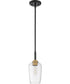 Sagamore Small 1-light Mini Pendant Earth Black