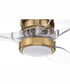 52" Sonnet WIFI 1-Light Ceiling Fan Satin Brass