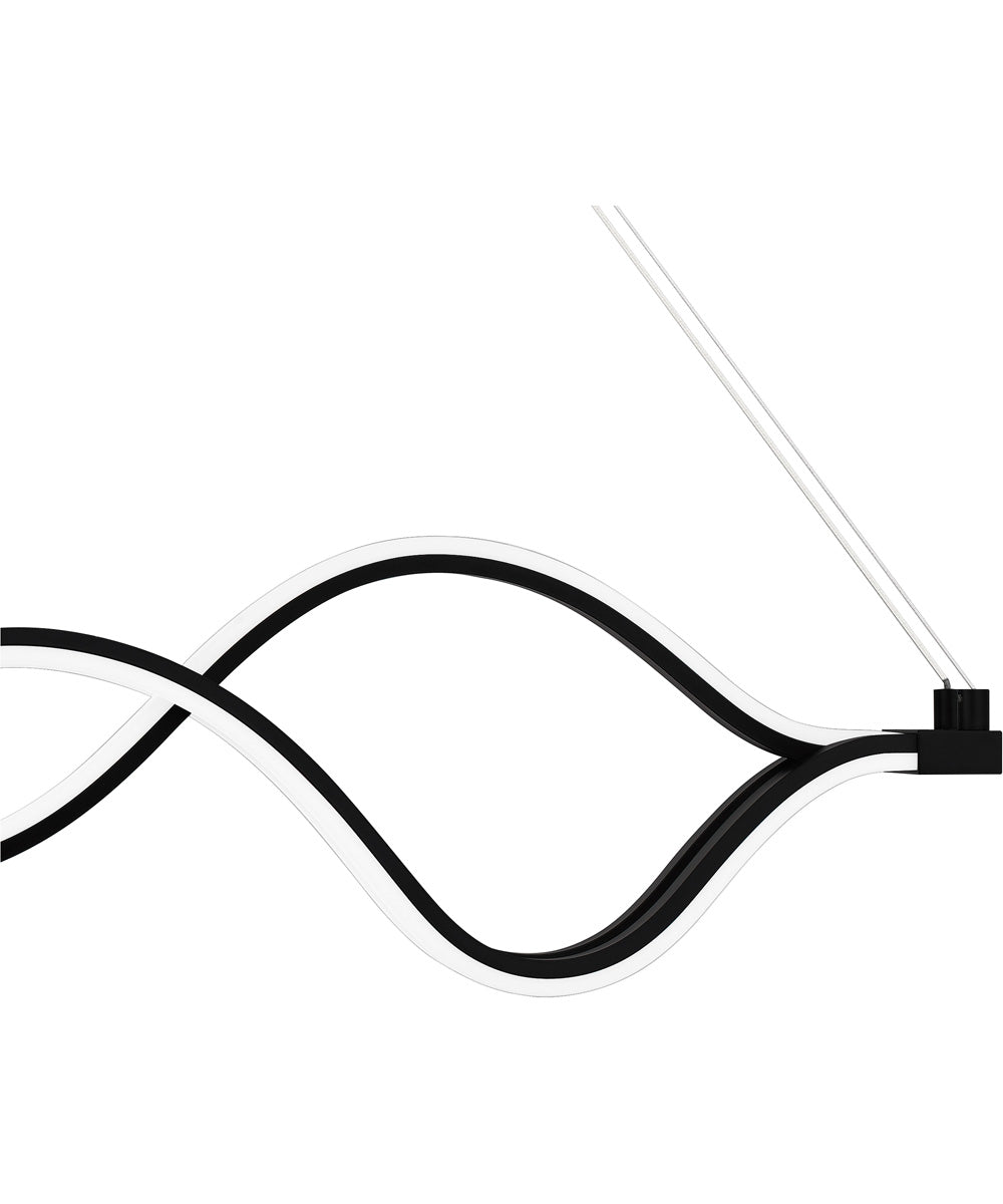 Bleecker  Island Light Matte Black