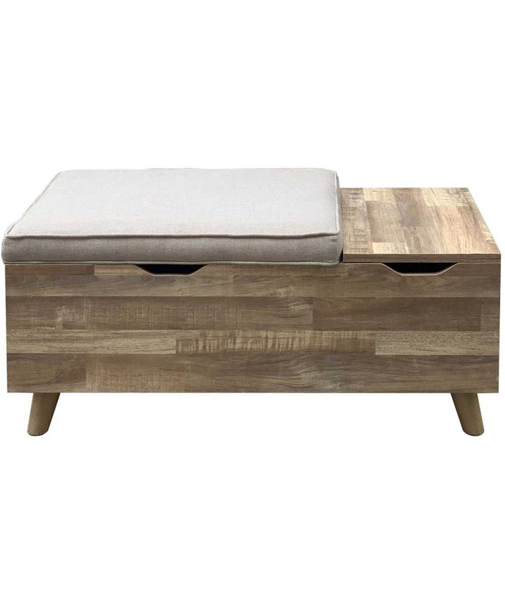 Gerdanet Storage Bench Beige/Brown