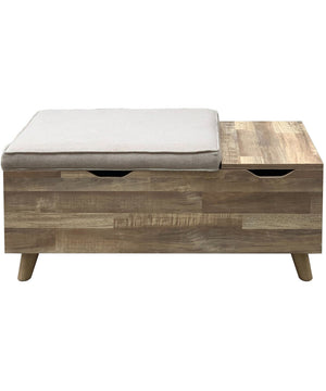 Gerdanet Storage Bench Beige/Brown