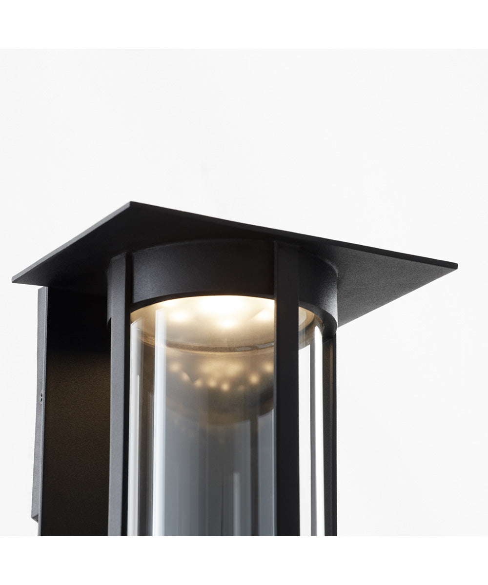 Abram 1-light LED Outdoor Wall Lantern Textured Black