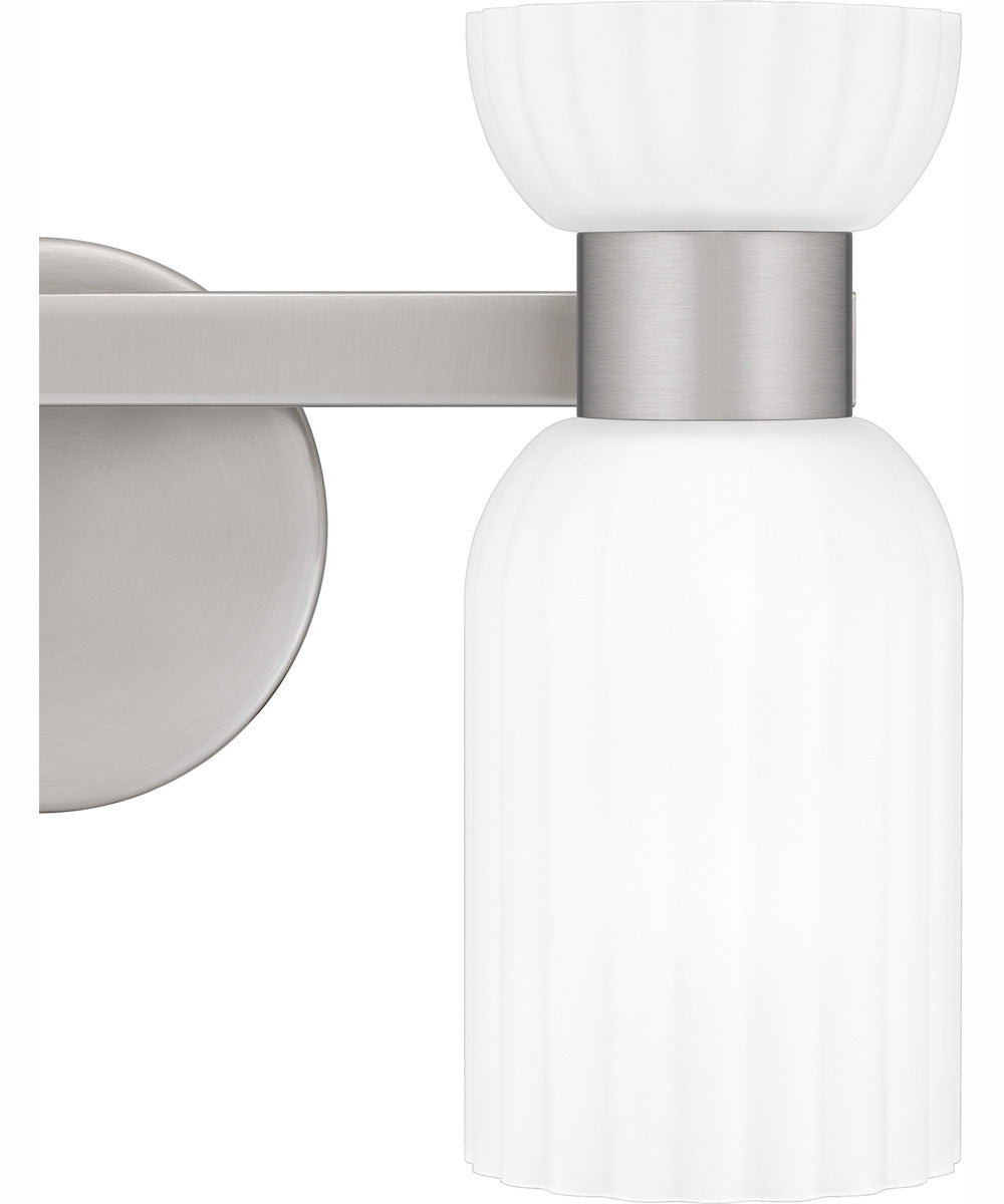 Rembrandt Medium 2-light Bath Light Brushed Nickel