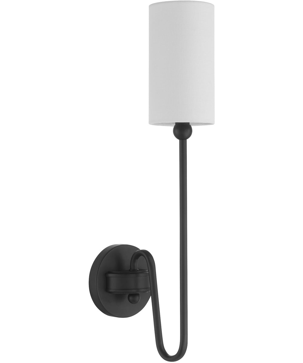 Tamara Day's Charlotte 1-light Wall Mount Light Fixture Matte Black