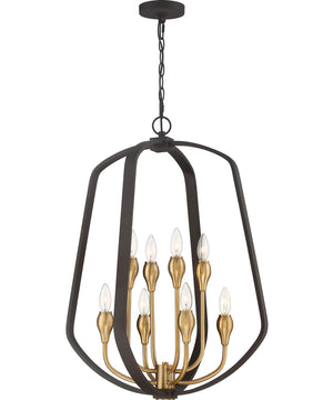 Kinkade 8-light Pendant Western Bronze