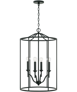 Peyton 4-Light Foyer Matte Black