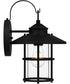 Lombard Medium 1-light Outdoor Wall Light  Coastal Armour Aluminum Matte Black