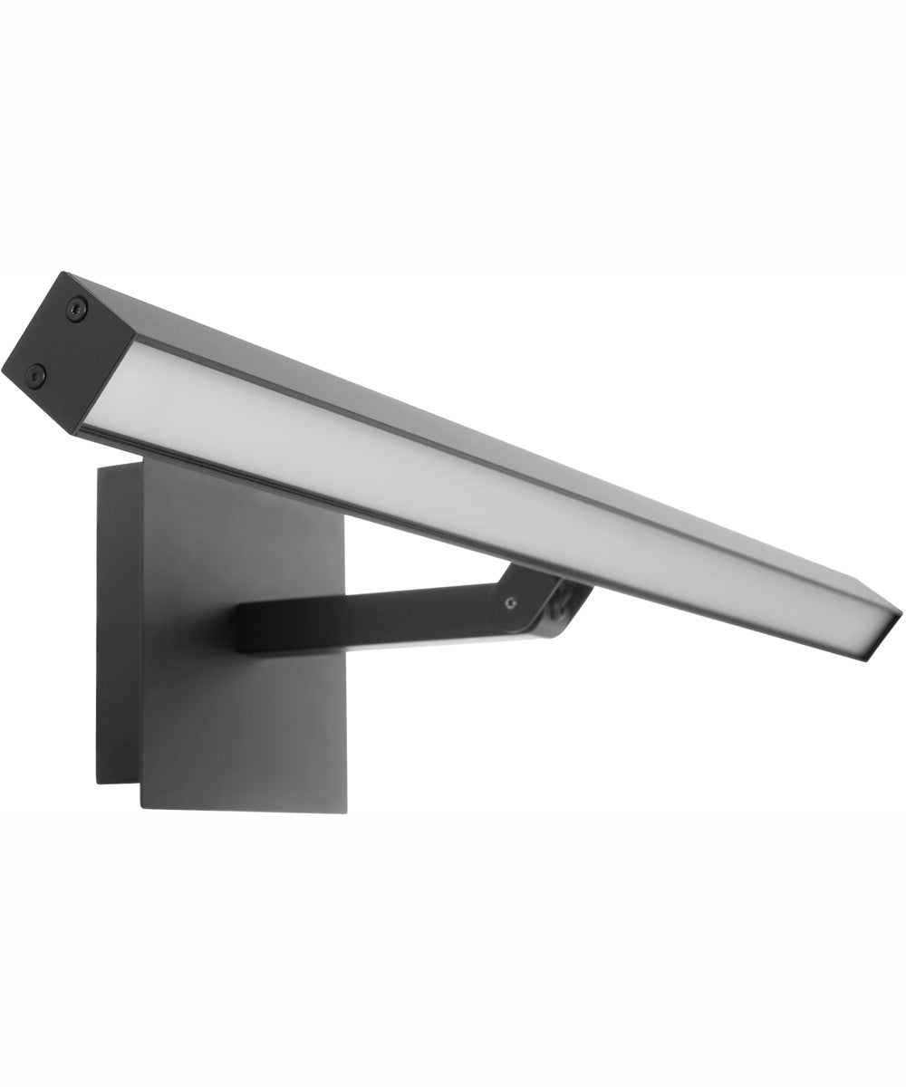 1-light LED Wall Mount Light Fixture Matte Black
