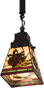 7"W Pinecone Mission Mini Pendant