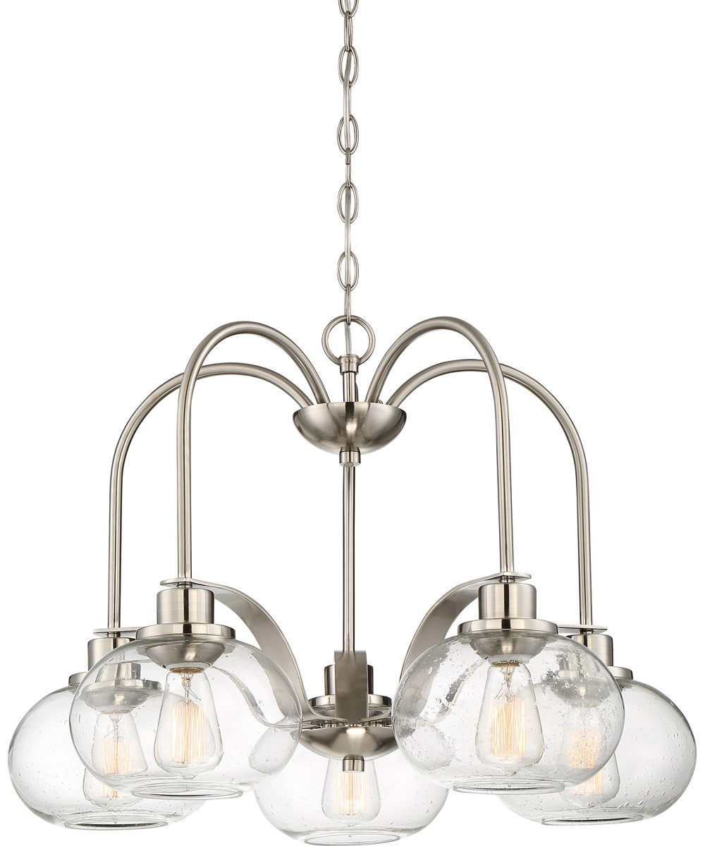 Trilogy 5-light Chandelier Brushed Nickel