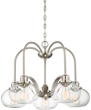 Trilogy 5-light Chandelier Brushed Nickel
