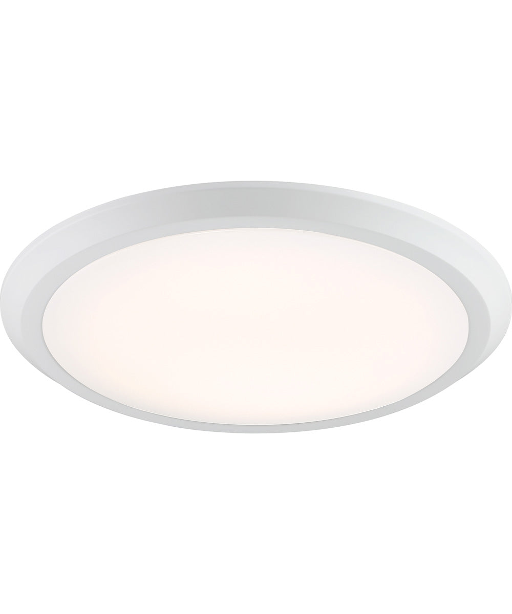Verge  Flush Mount White Lustre