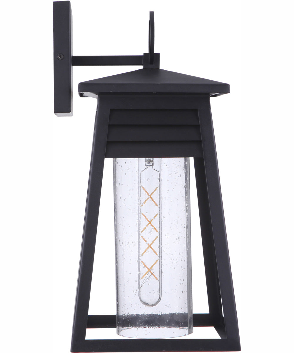 Becca 1-Light Outdoor Wall Lantern Matte Black