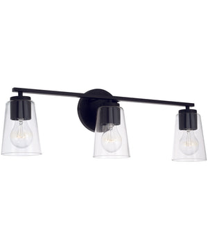 Portman 3-Light Vanity Matte Black