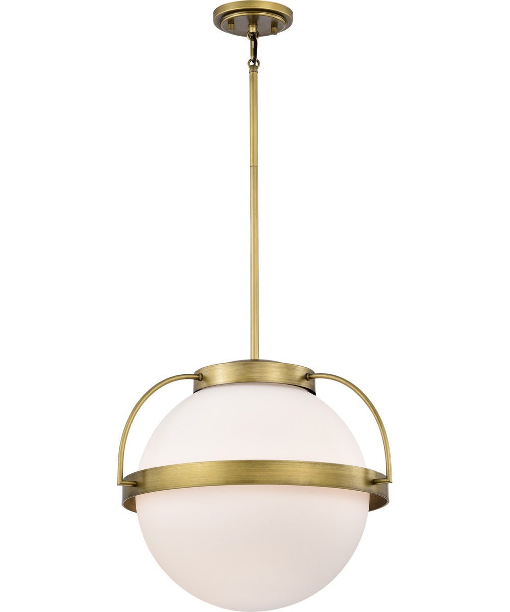 Lakeshore 1-Light Pendant Natural Brass