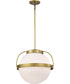 Lakeshore 1-Light Pendant Natural Brass