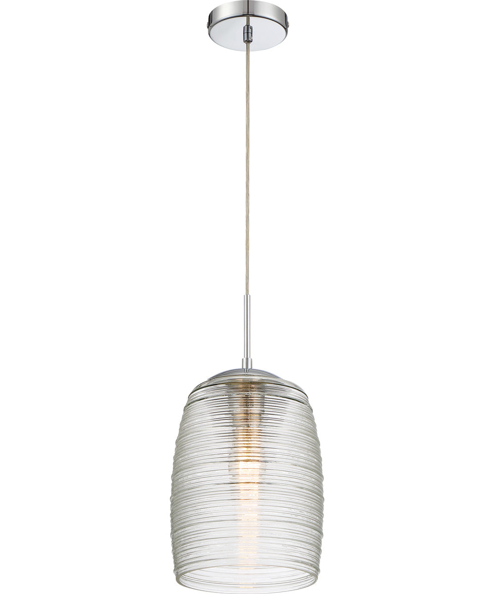 Rebound Small 1-light Mini Pendant Polished Chrome