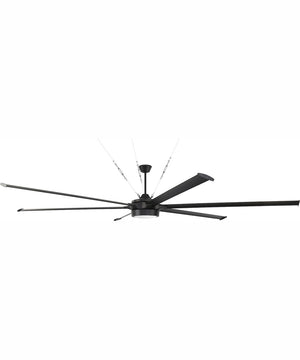Prost 120" 1-Light Indoor/Outdoor Ceiling Fan Flat Black
