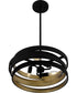 Quoizel Pendant Large 3-light Pendant Matte Black