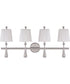 Palmer 4-Light Vanity Brushed Polished Nickel