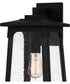 Drescher Large 1-light Outdoor Wall Light  Coastal Armour Aluminum Matte Black