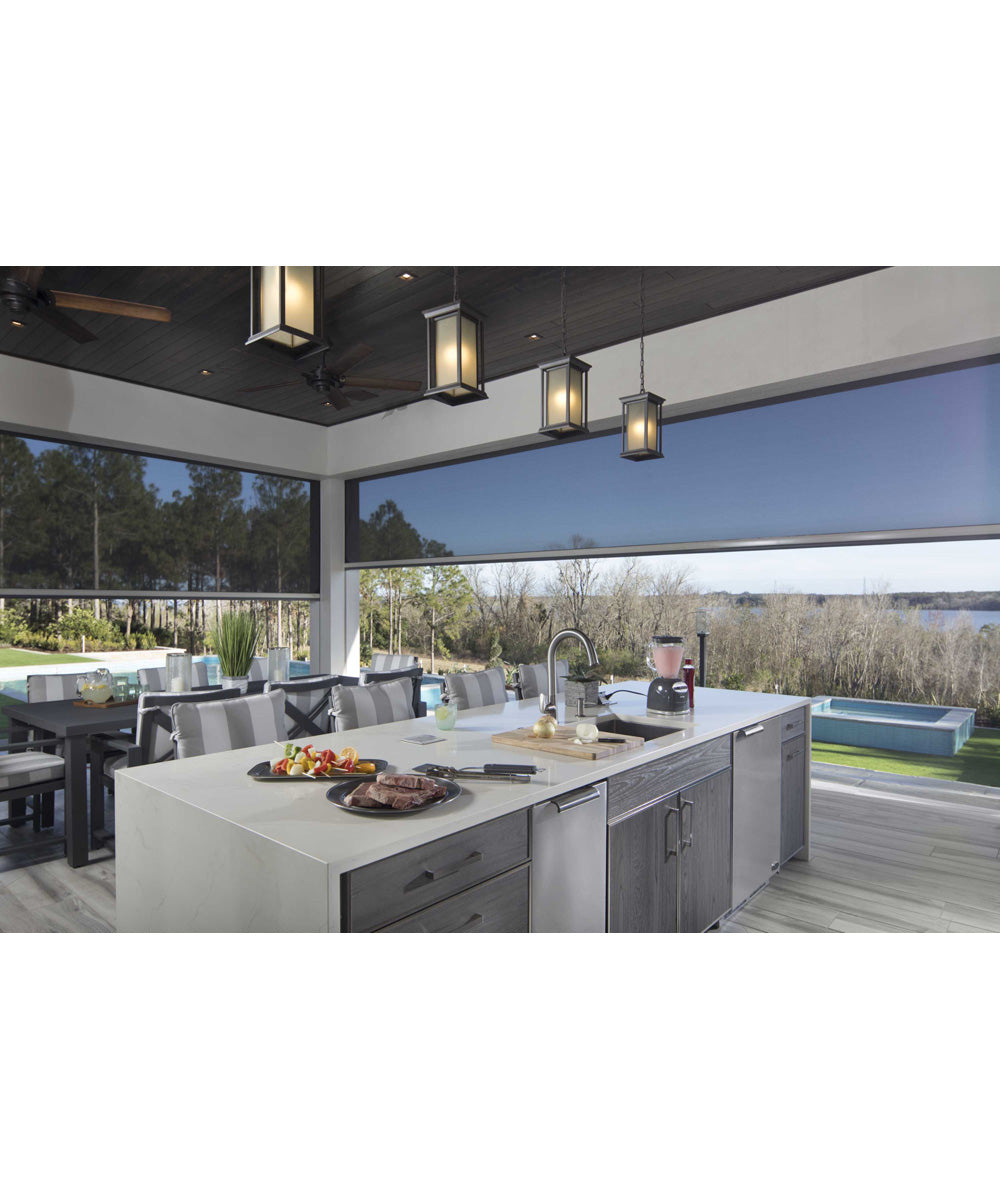 Endicott 1-Light Hanging Lantern Antique Bronze