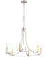 Olympus 6-light Chandelier Satin Nickel