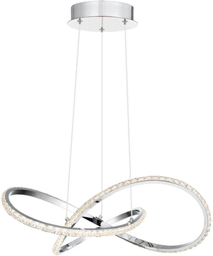 Rumi  Pendant Polished Chrome