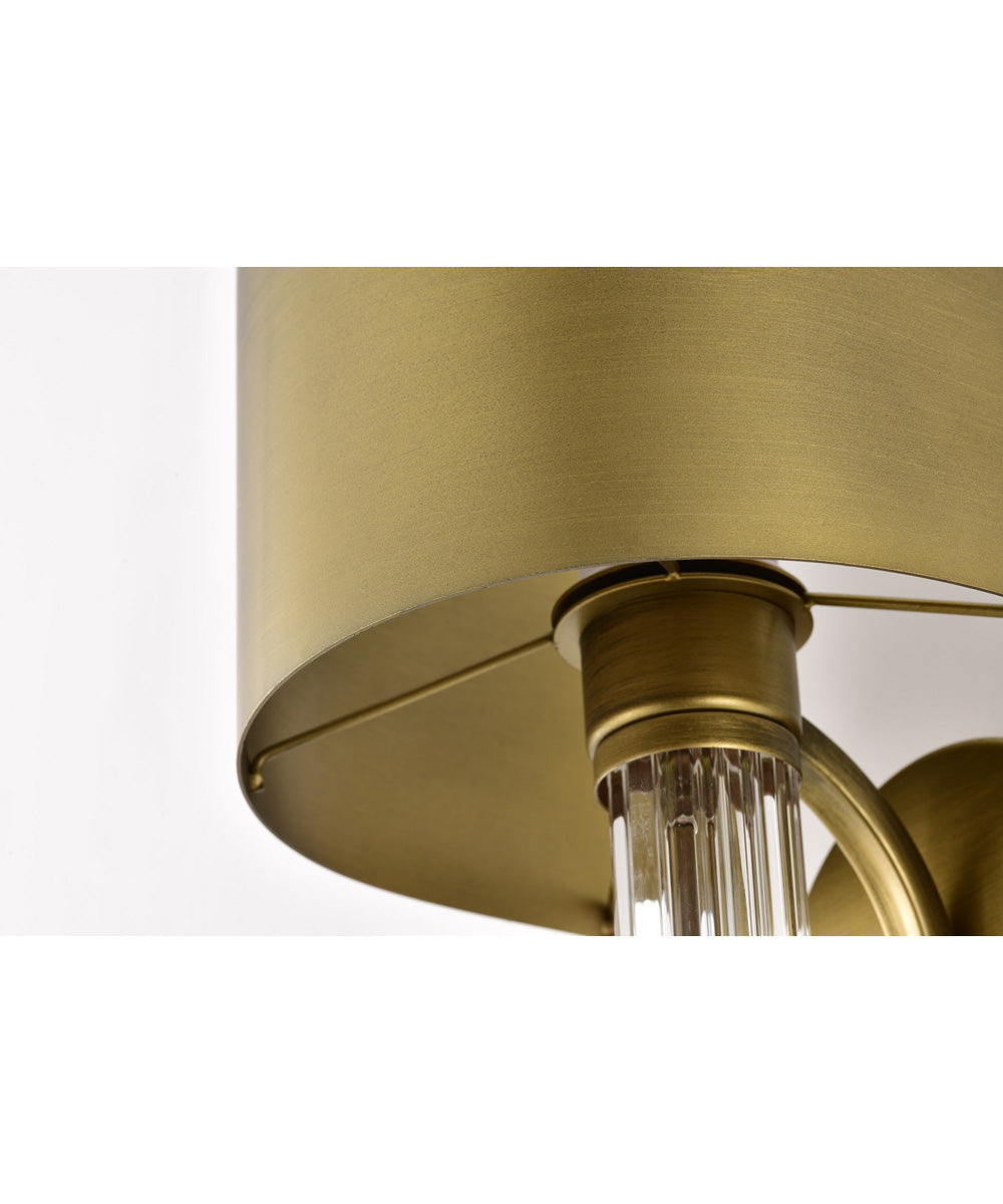 Teagon 1-Light Vanity & Wall Natural Brass