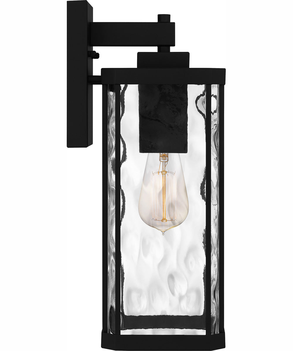Balchier Medium 1-light Outdoor Wall Light Matte Black