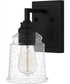 McIntire Small 1-light Wall Sconce Matte Black