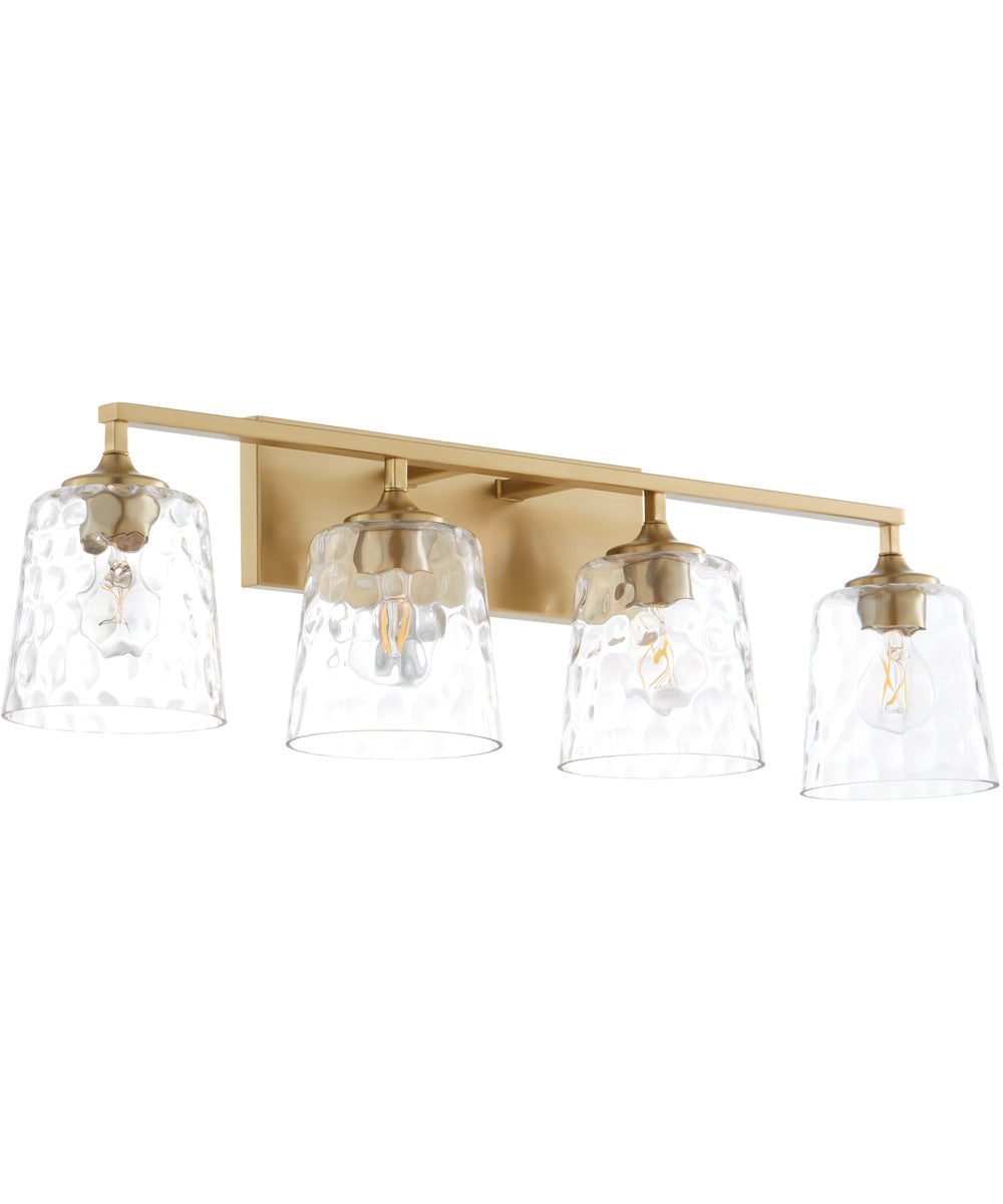 Eldorado 4-light Bath Vanity Light Aged Brass