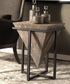 25"H Bertrand Wood Accent Table