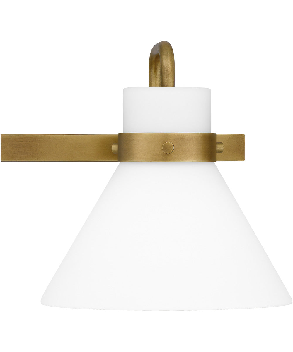 Regency Extra Large 4-light Bath Light Weathered Brass