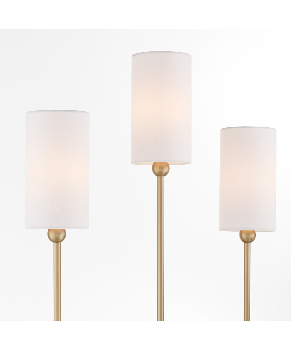 Tamara Day's Charlotte 3-light Wall Mount Light Fixture Aged Brass